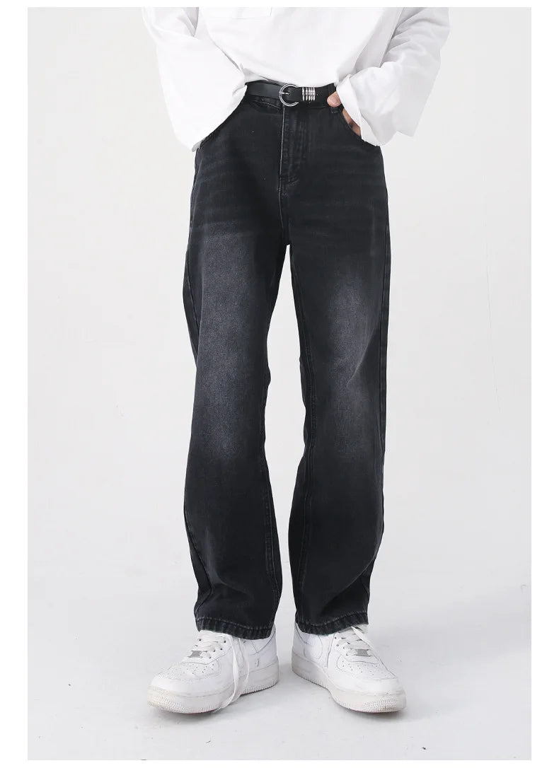 2026 Women's Fashion Basic Jeans Trendy Casual Straight-Leg Vintage Cropped Jeans Commute Shopping Vacation Wear