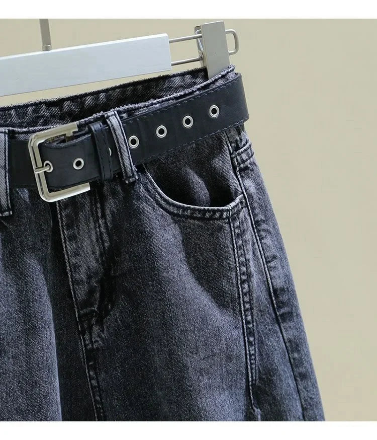 jeans women's spring 2023 new loose high waist slim nine Harlan pants tide korean fashion pantalones holgados mujer y2k