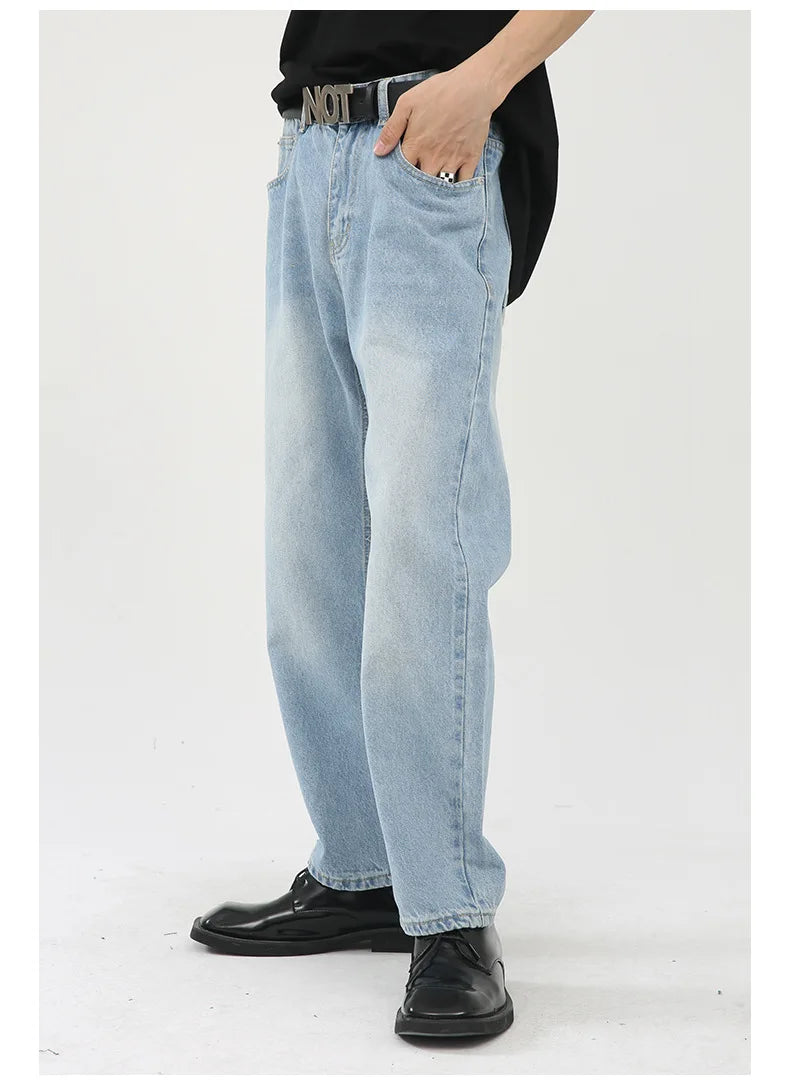 2026 Women's Fashion Basic Jeans Trendy Casual Straight-Leg Vintage Cropped Jeans Commute Shopping Vacation Wear
