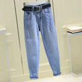 jeans women's spring 2023 new loose high waist slim nine Harlan pants tide korean fashion pantalones holgados mujer y2k