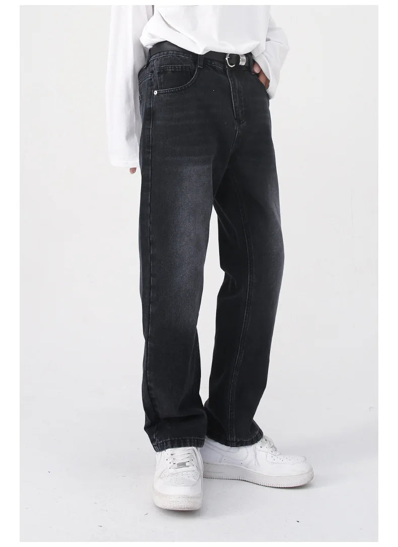 2026 Women's Fashion Basic Jeans Trendy Casual Straight-Leg Vintage Cropped Jeans Commute Shopping Vacation Wear