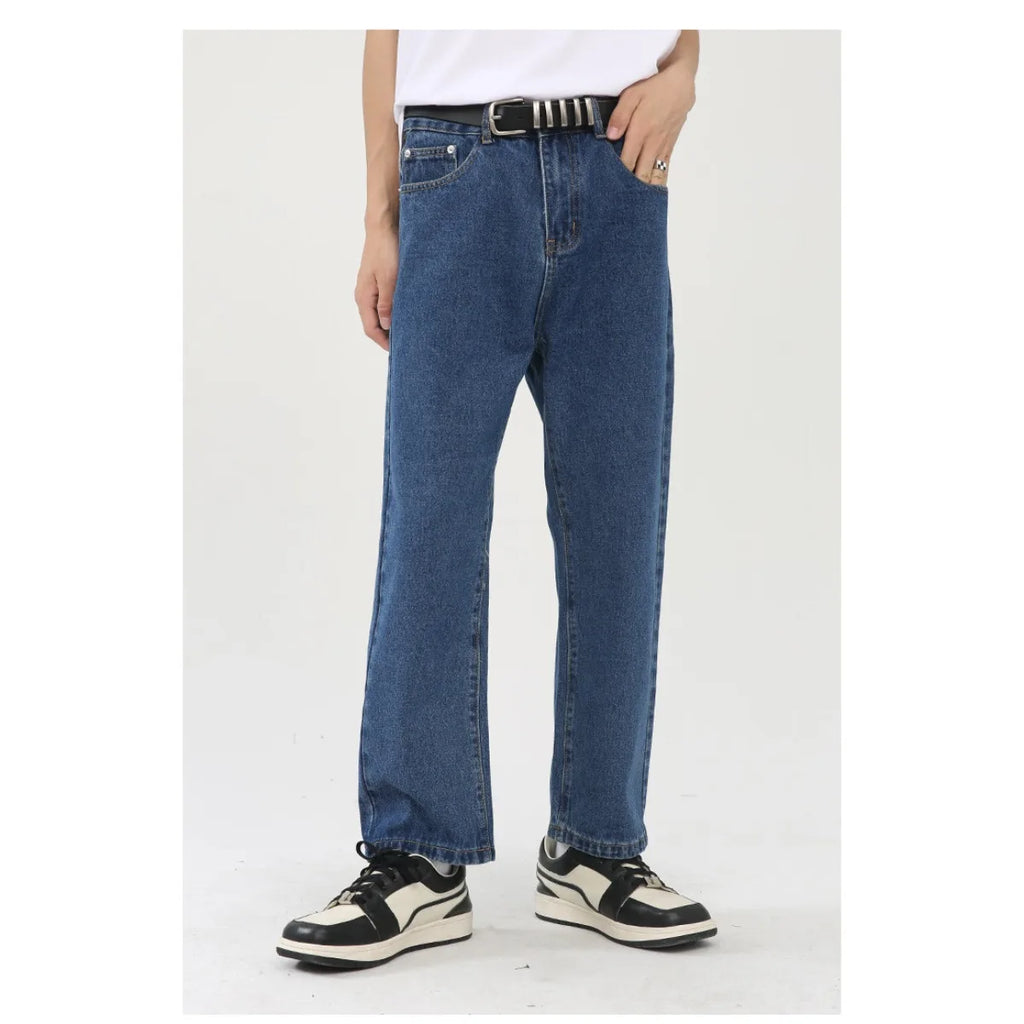 2026 Women's Fashion Basic Jeans Trendy Casual Straight-Leg Vintage Cropped Jeans Commute Shopping Vacation Wear