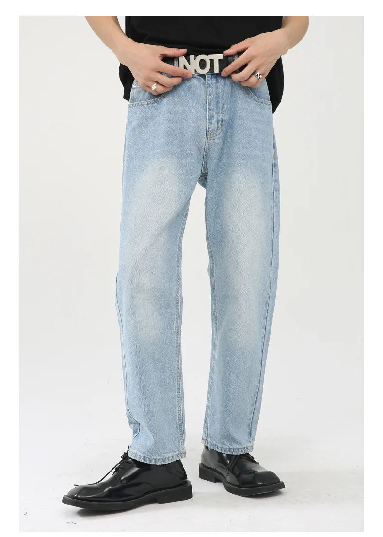 2026 Women's Fashion Basic Jeans Trendy Casual Straight-Leg Vintage Cropped Jeans Commute Shopping Vacation Wear