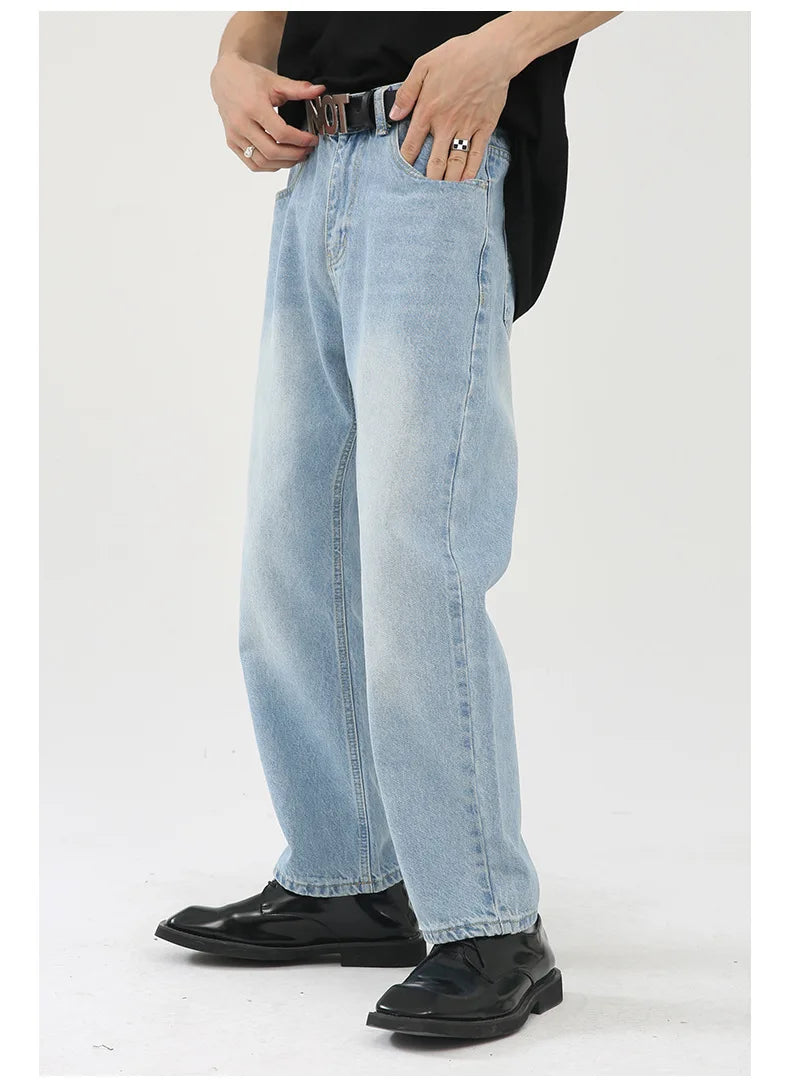 2026 Women's Fashion Basic Jeans Trendy Casual Straight-Leg Vintage Cropped Jeans Commute Shopping Vacation Wear