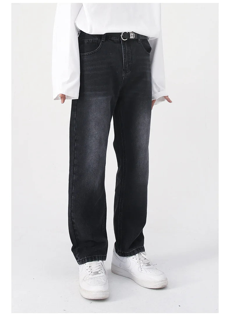 2026 Women's Fashion Basic Jeans Trendy Casual Straight-Leg Vintage Cropped Jeans Commute Shopping Vacation Wear
