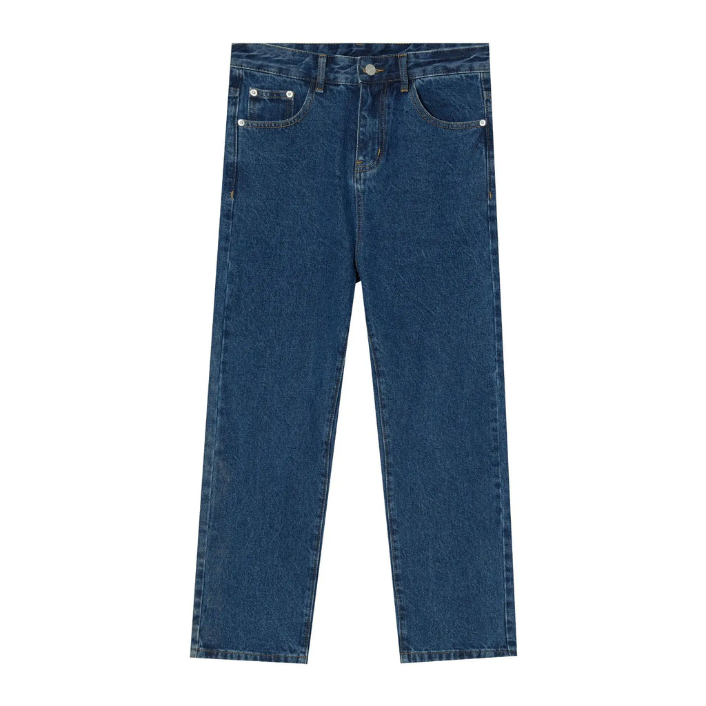 2026 Women's Fashion Basic Jeans Trendy Casual Straight-Leg Vintage Cropped Jeans Commute Shopping Vacation Wear
