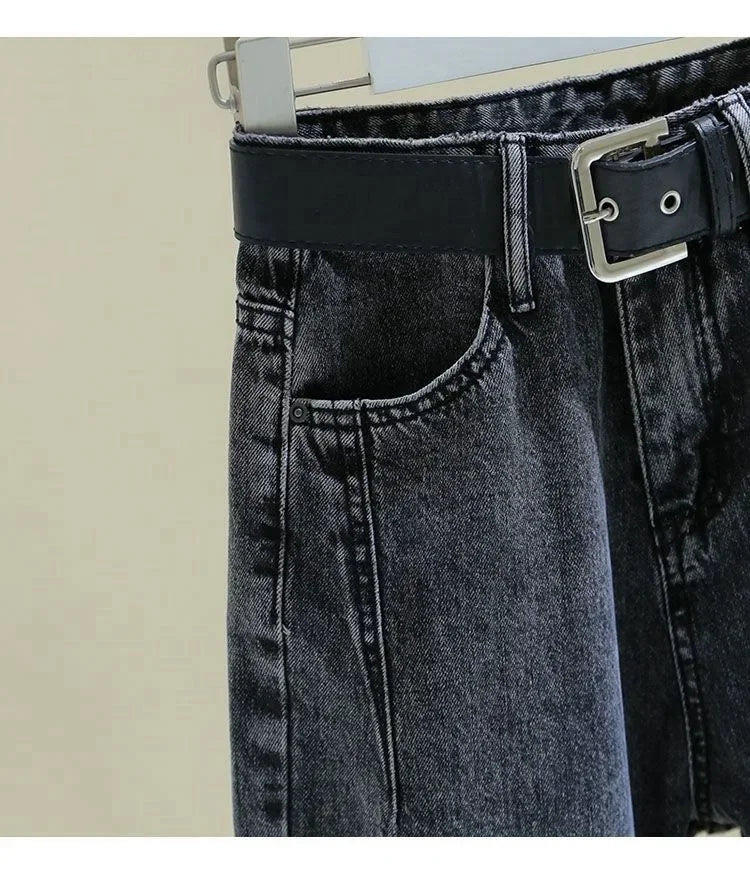 jeans women's spring 2023 new loose high waist slim nine Harlan pants tide korean fashion pantalones holgados mujer y2k