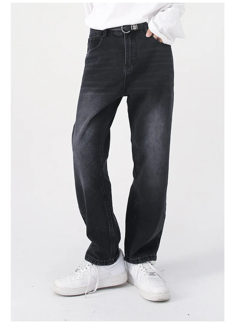 2026 Women's Fashion Basic Jeans Trendy Casual Straight-Leg Vintage Cropped Jeans Commute Shopping Vacation Wear