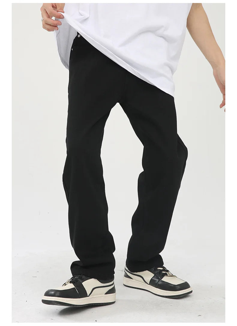2026 Women's Fashion Basic Jeans Trendy Casual Straight-Leg Vintage Cropped Jeans Commute Shopping Vacation Wear