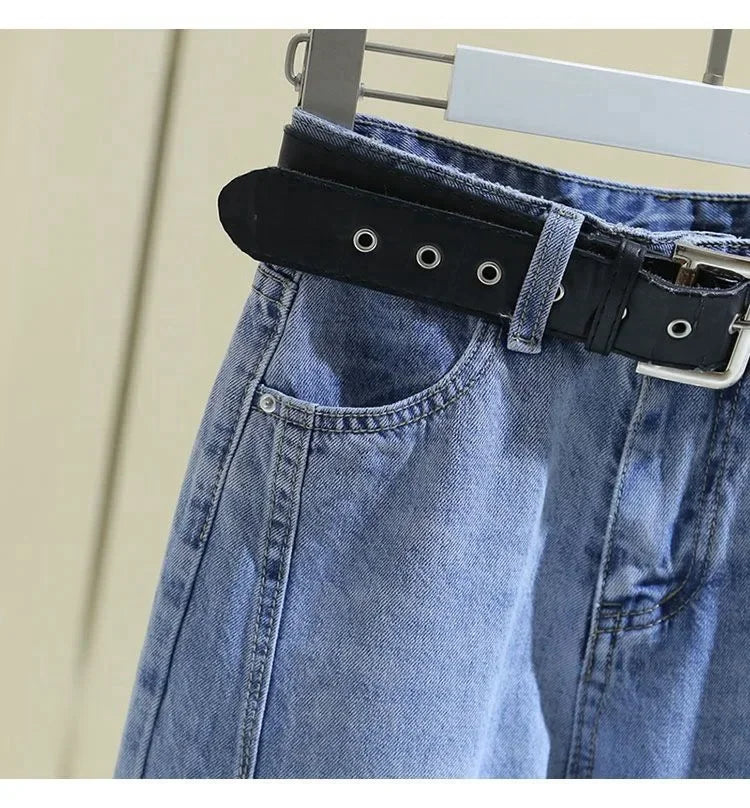 jeans women's spring 2023 new loose high waist slim nine Harlan pants tide korean fashion pantalones holgados mujer y2k