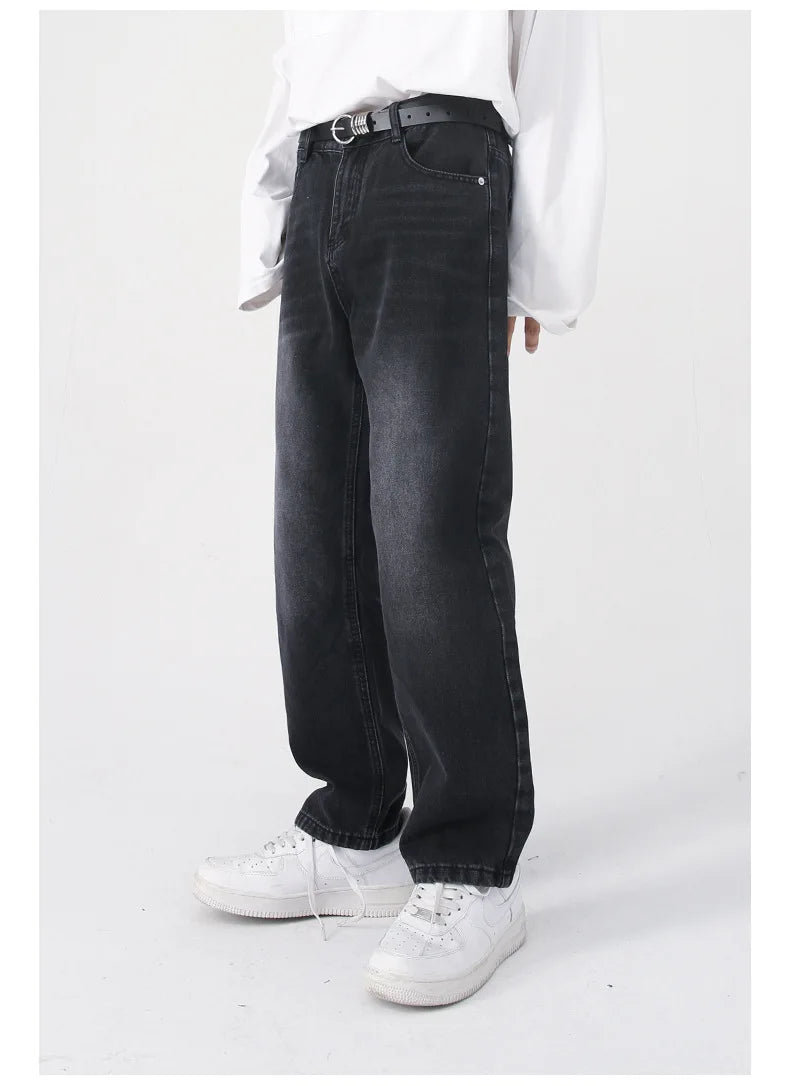 2026 Women's Fashion Basic Jeans Trendy Casual Straight-Leg Vintage Cropped Jeans Commute Shopping Vacation Wear