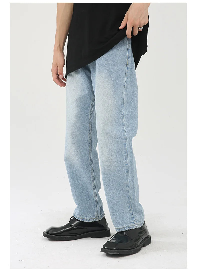 2026 Women's Fashion Basic Jeans Trendy Casual Straight-Leg Vintage Cropped Jeans Commute Shopping Vacation Wear