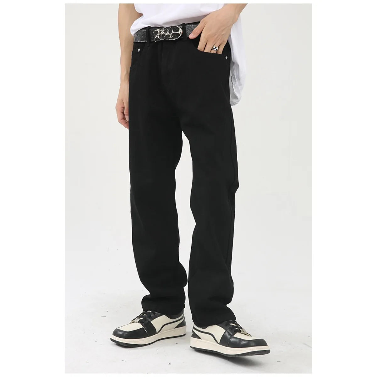 2026 Women's Fashion Basic Jeans Trendy Casual Straight-Leg Vintage Cropped Jeans Commute Shopping Vacation Wear